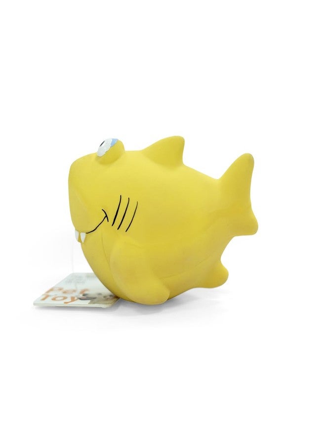 Zigly Lifestyle Mellow Sharko Squeaker Dog Toy | Soft Chew Toy for Teething & Indoor Play - Image 3